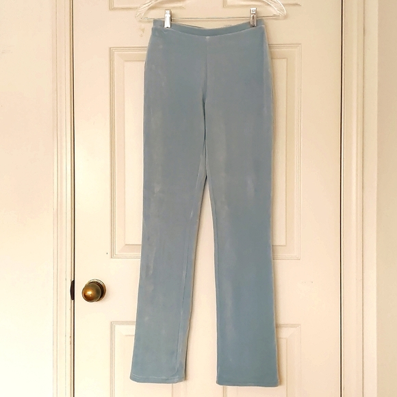 NWT. Express Woman's Sage green velvet/stretch Pants. - Picture 1 of 4